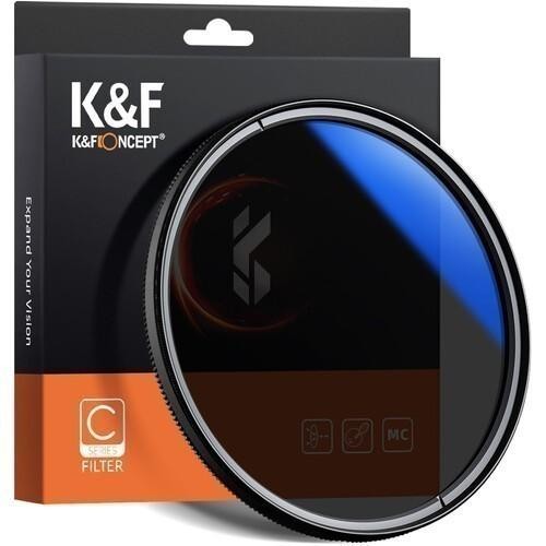 K&F Concept Classic Series Slim Multicoated Circular Polarizer Filter / CPL- Aksesoris Kamera - 37mm