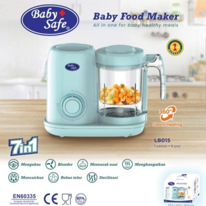 Baby Safe LB015 Baby Food Maker 7in1 | Alat MPASI Bayi | food maker