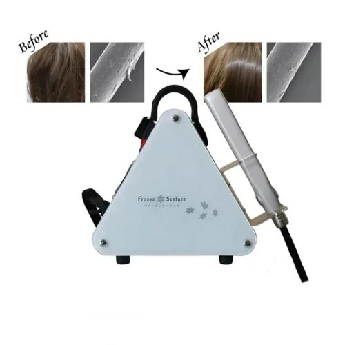 Ice Cold Cryotherapy Hair Straight Care Machine Flat Iron Cool Repair Frozen Hair Care Therapy Cool Treatment Device