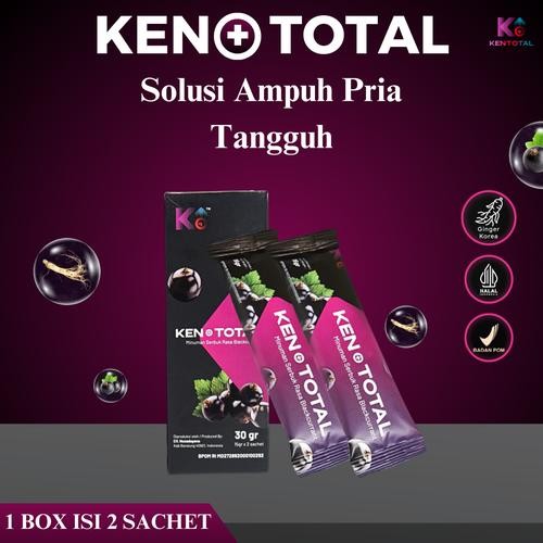 KENPLUS Minuman Serbuk Pria dengan Rasa Blackcurrant - 1 Box isi 2 Sachet