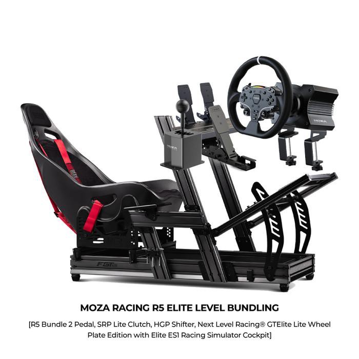 MOZA Racing R5 Elite Level Bundling Racing Simulator RIG Bundle