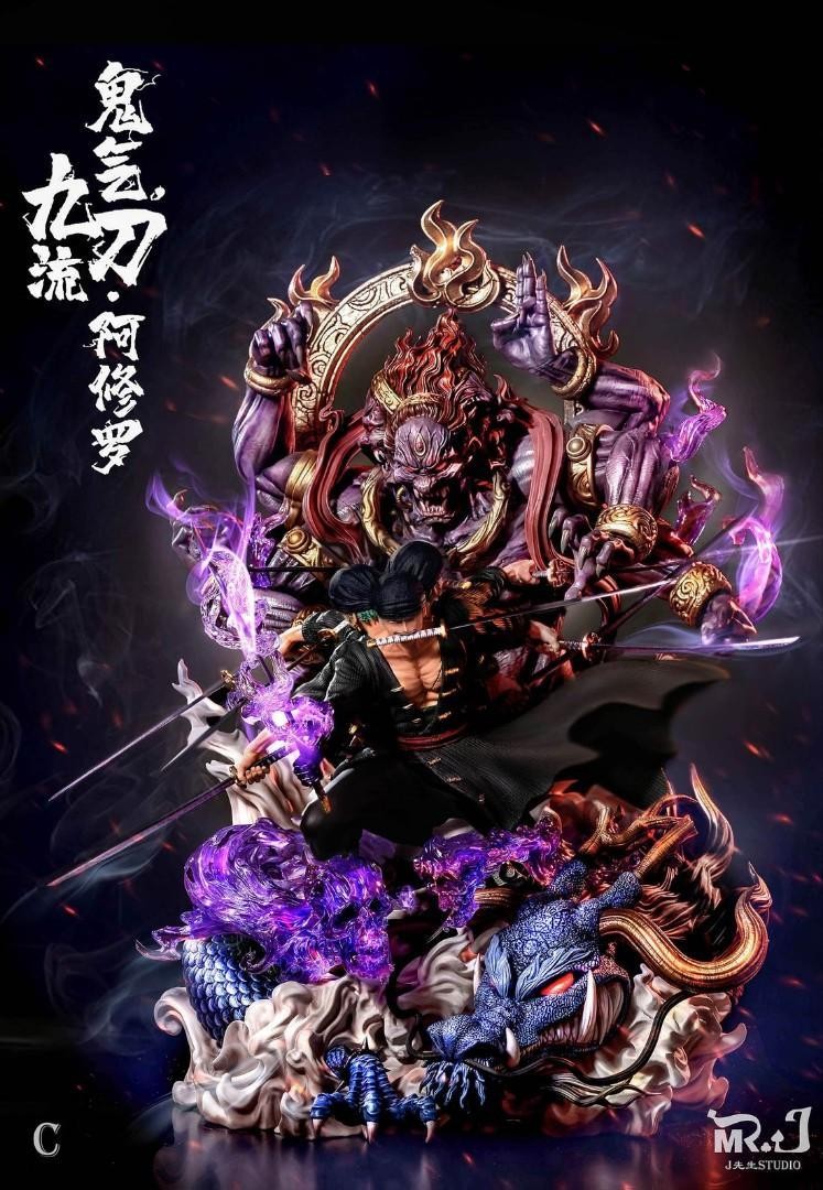 One Piece Mr.J Studio Roronoa Zoro Kyutoryu FIgure GK RESIN STATUE