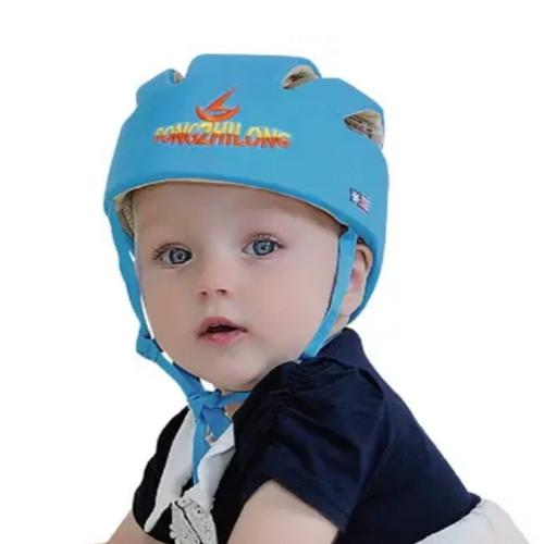 Topi pelindung kepala bayi head protect helmet - Orange