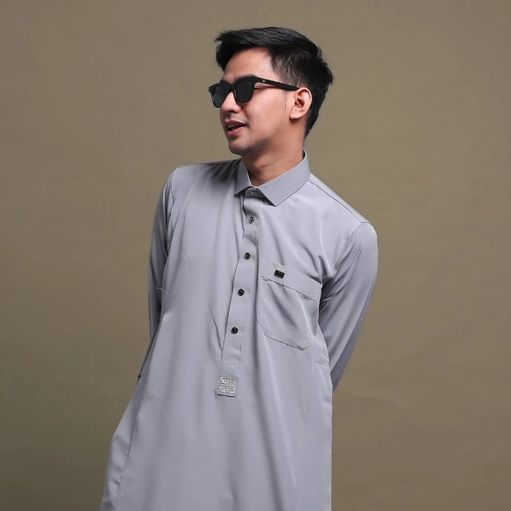 Jubah Thobe Tuxedo Slimfit Gamis Sultan Light