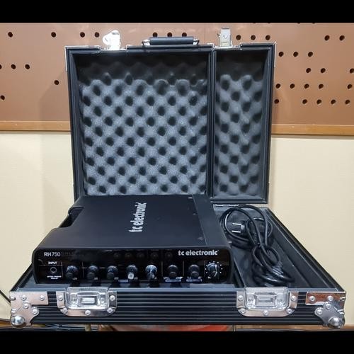 TC Electronic RH750 Bass Amplifier with Hardcase Custom Boxxcase Black