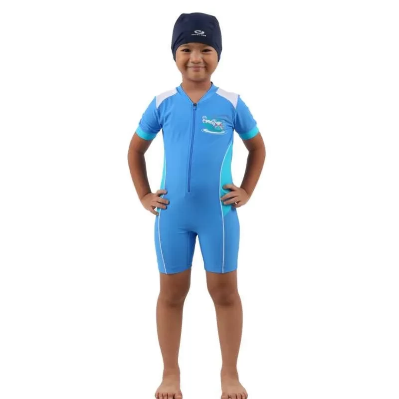 Opelon Pakaian Renang Anak - Girls Diving Suit Blue
