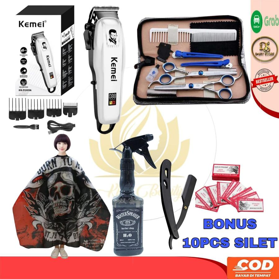 PAKETAN MESIN CUKUR BARBERSHOP GUNTING CUKUR JUBAH BARBERSHOP Sisir