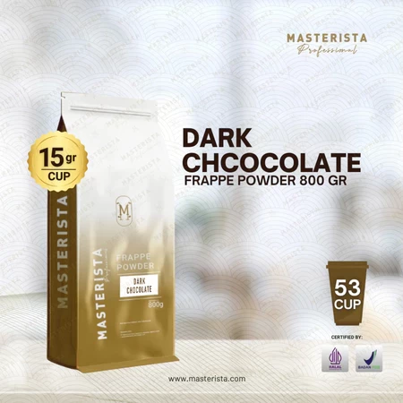 Bubuk Minuman Masterista Dark Chocolate 800gr