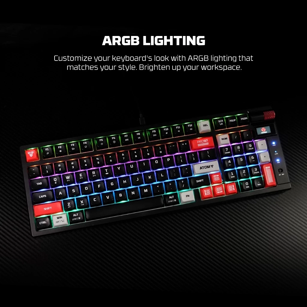 Fantech ATOM PRO SERIES Wireless Keyboard Mechanical Gaming Hotswap 5 Pin ATOM PRO 63 83 96