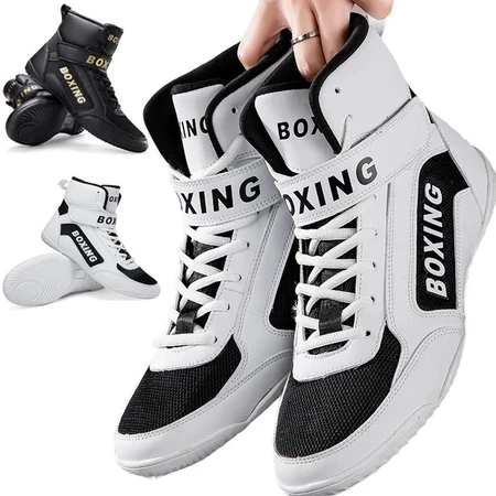 Men's Boxing Shoes Top Quality Fighting Classic Training Wrestling Shoes Top Quality Sneakers Women's Sports Boxing Boots Sneake