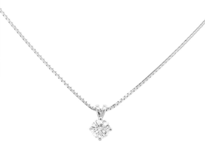 Kalung Emas - Kkv14642 - 17k - White Gold, 42cm