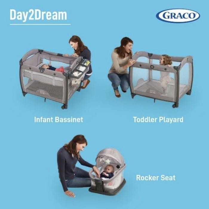 KOABC - BOX PLAYPEN GRACO PACK N PLAY DAY2DREAM / TEMPAT TIDUR BAYI