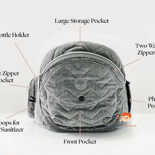 Tush baby hip carrier breastfeeding support newborn to 20 kg ergonomic - Velvet Orchid